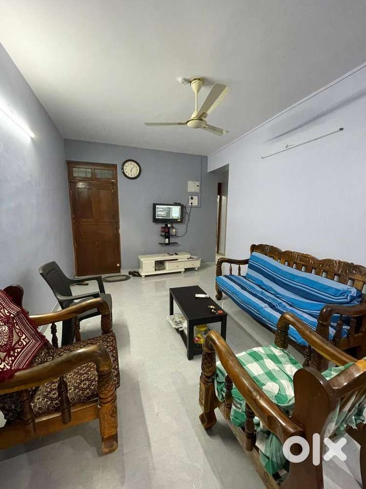 2 bhk furnished flat for rent 23k in pirvorim For Rent Houses