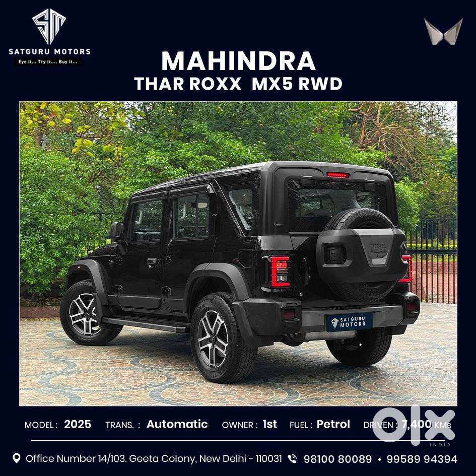Mahindra Thar Roxx Mx5 Petrol At 2wd, 2025, Petrol
