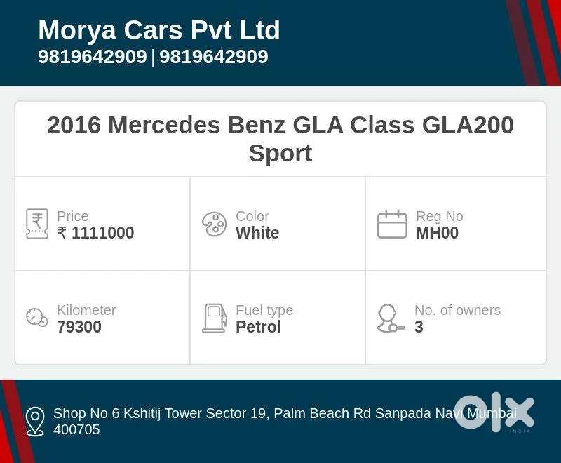 Mercedes-benz Gla Class 200 Sport Edition, 2016, Petrol