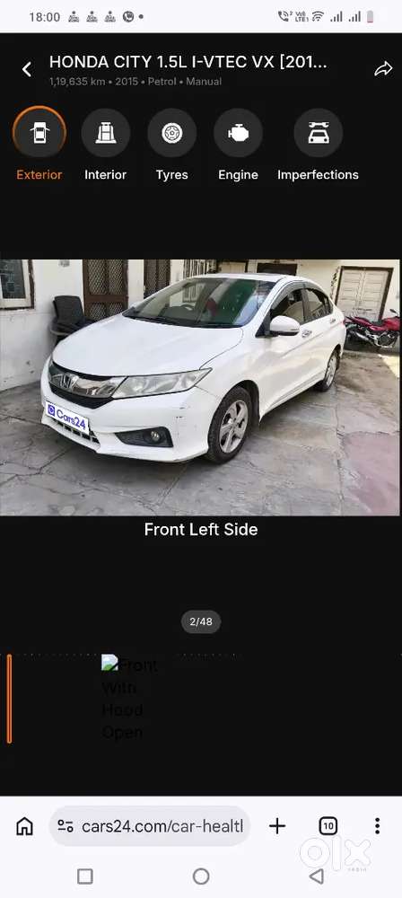 Honda City 2015 Petrol 110000 Km Driven