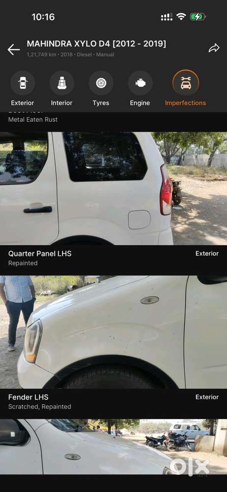  Well-maintained Mahindra Xylo D4  2018  1st Owner