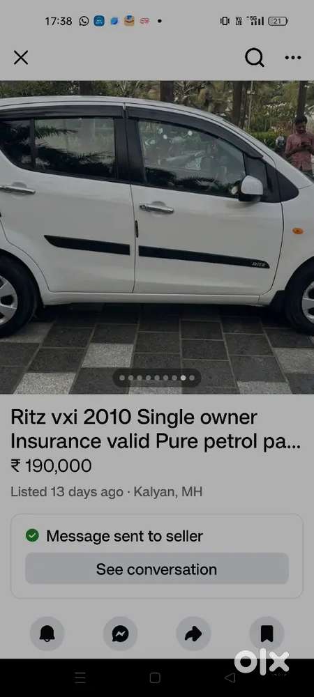 Maruti Suzuki Ritz 2010 Petrol Good Condition
