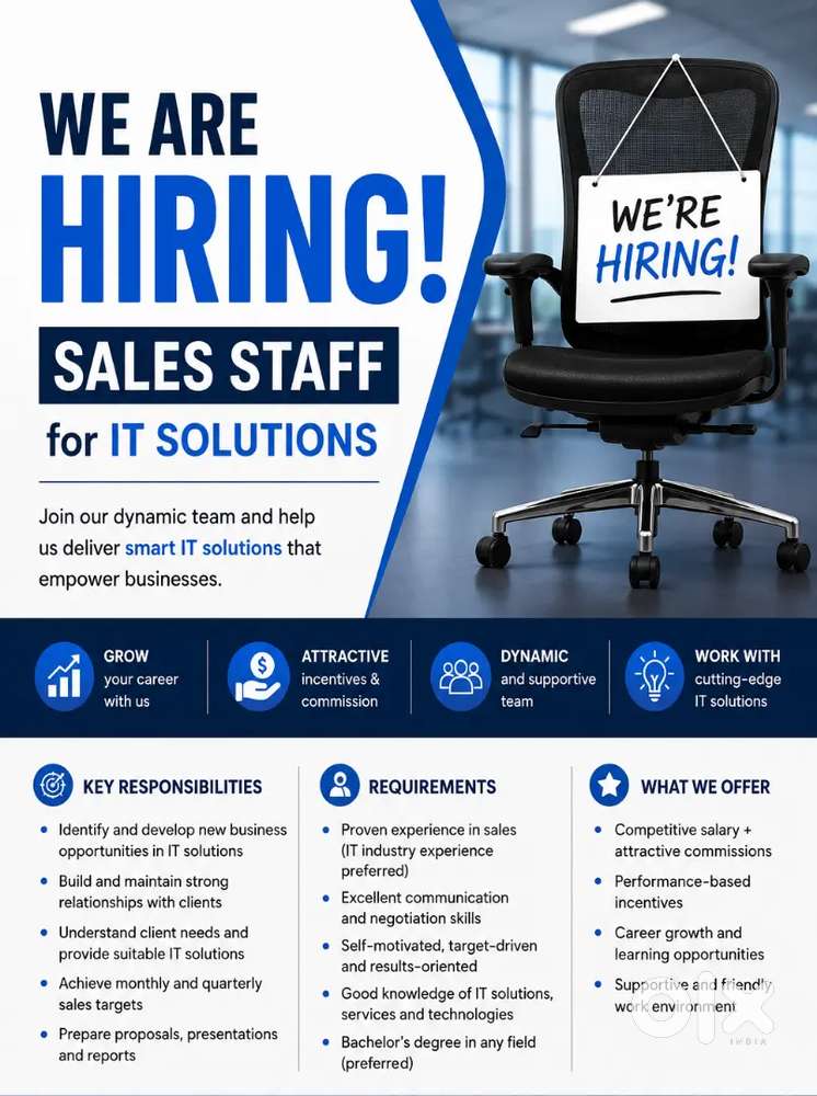 Field sales staff needed