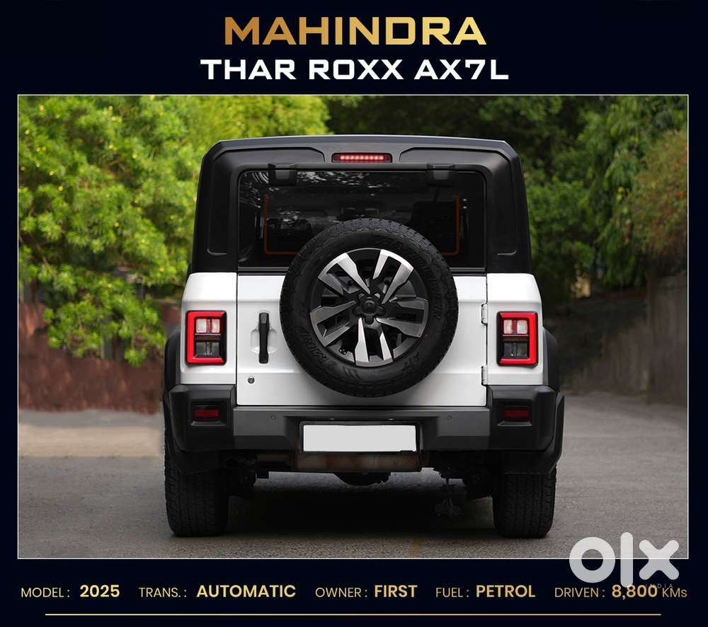 Mahindra Thar Roxx Ax7l Rwd At, 2025, Petrol