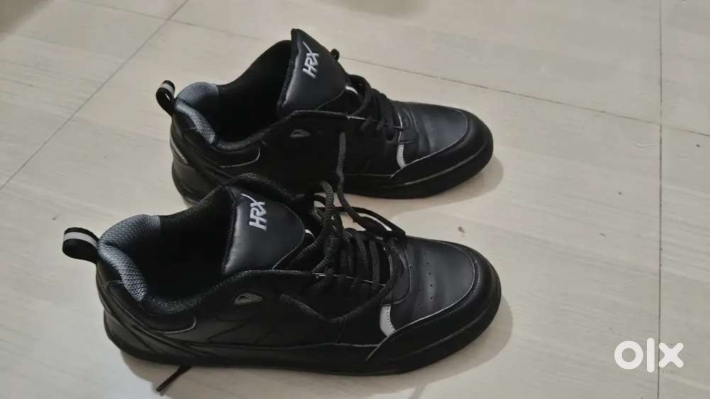 HRX Black Sneakers Shoe.