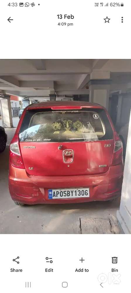 I 10, Sportz 1.2 Kappa Colour Granite Red