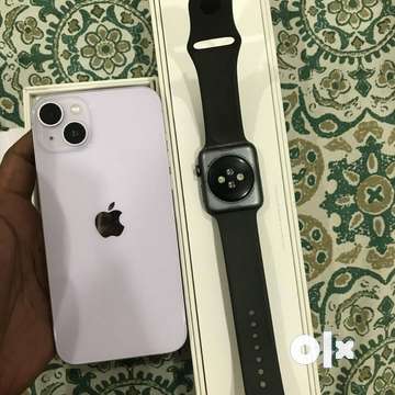 Apple 14plus 128gb and Apple watch series 3 42mm Mobile Phones