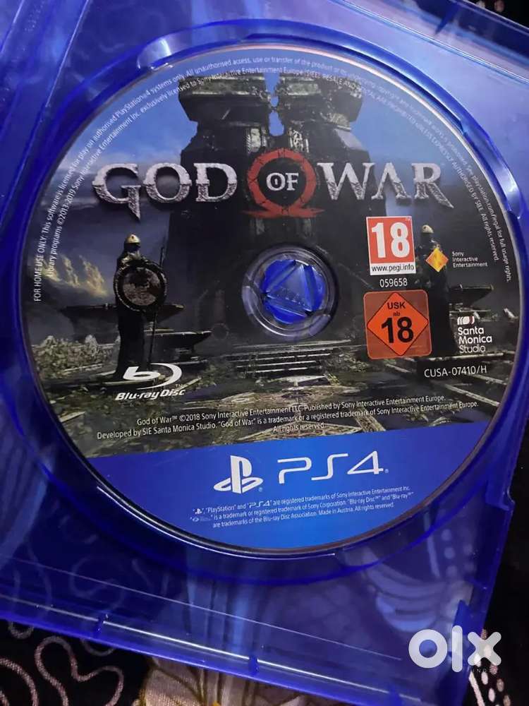 GOD OF WAR PS4 CD ONLY INCLUDED PS4