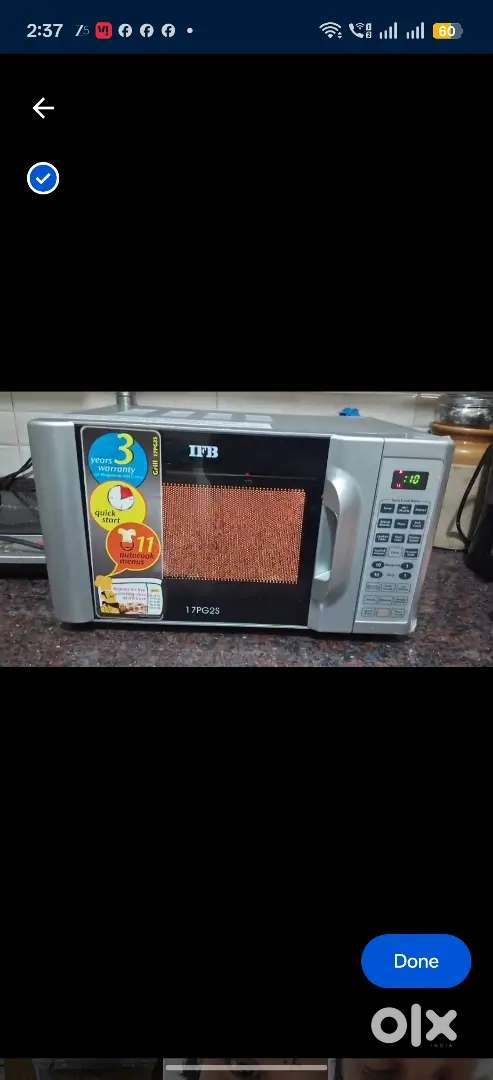 IFB electric oven