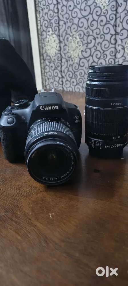 Canon 1200d with 2 lens all accessories and carry bag