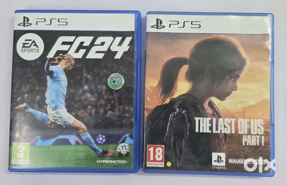 Ps5 game Disc The last of us 1, FC 24