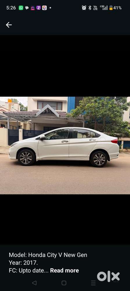 Honda City I Vtec V, 2017, Petrol
