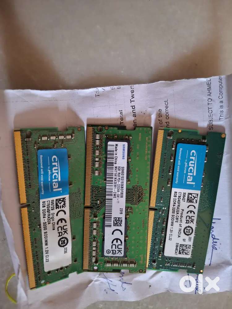 8GB DDR4 RAM for Sale &ndash; Crucial Brand & Sumsung