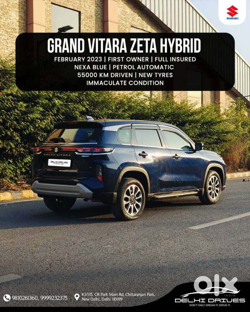 Maruti Suzuki Grand Vitara 1.5 Zeta Smart Hybrid At, 2023, Petrol