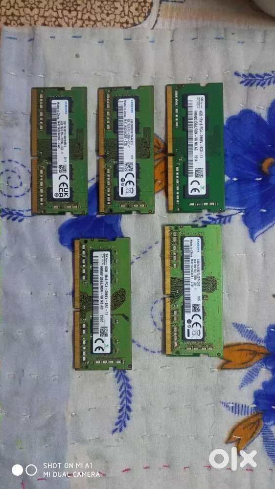 Laptop RAM 8GB 2 pic 2500 laptop Hard DISK 1TB 4pic 2000