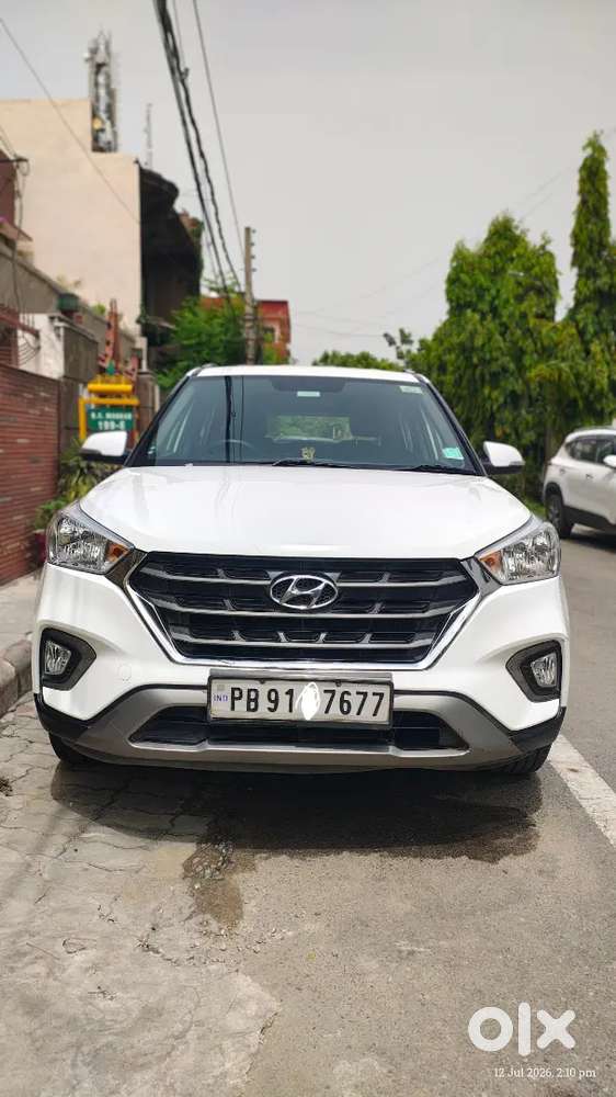 Hyundai Creta 2019 1.4 E Plus White Color