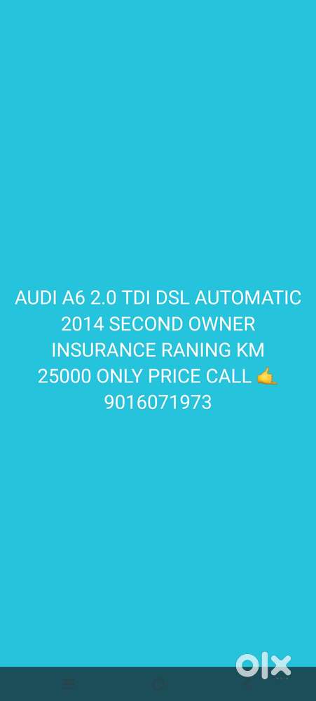 Audi A6 2.0 Tdi, 2014, Diesel