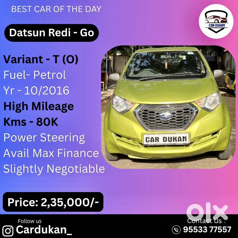 Datsun Redigo T Option, 2016, Petrol