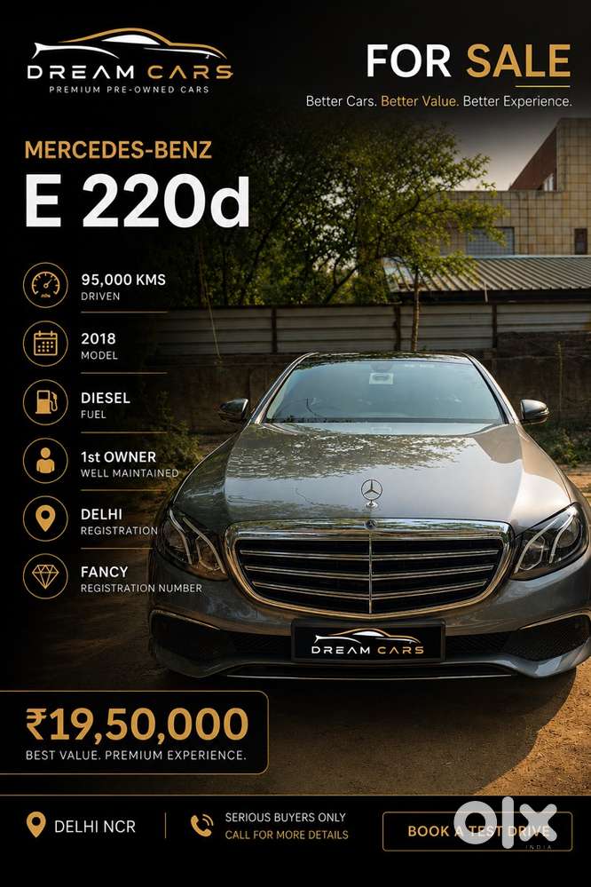 Mercedes-benz E-class 2018 Diesel Good Condition