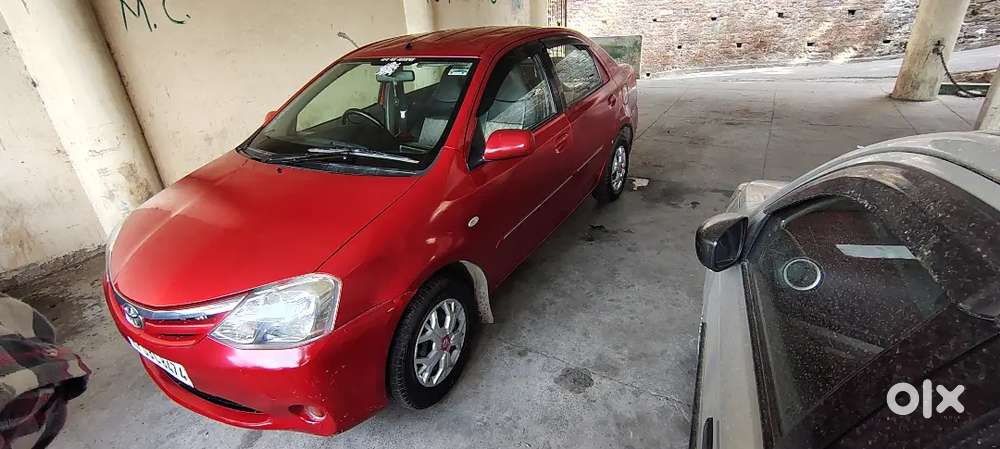 Toyota Etios (red) - Hp 03 Registered - Well Maintained Car For Sale