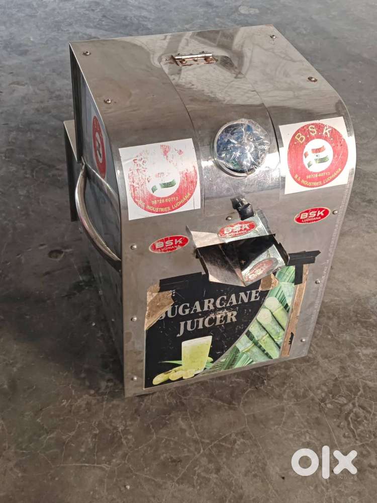 Sugarcane Juice Machine, Stainless Steel Body