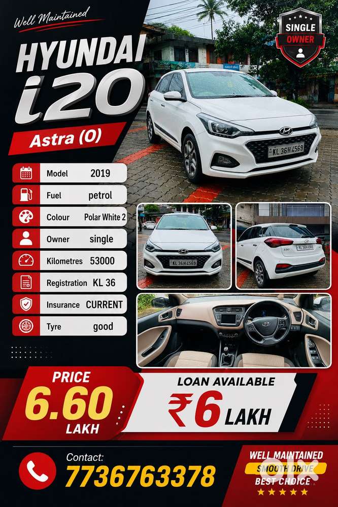 Hyundai I20 1.2 Asta, 2019, Petrol