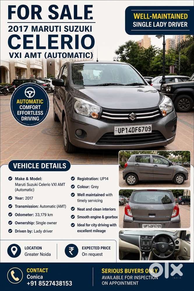 Maruti Suzuki Celerio 2017 Petrol 33179 Km Driven