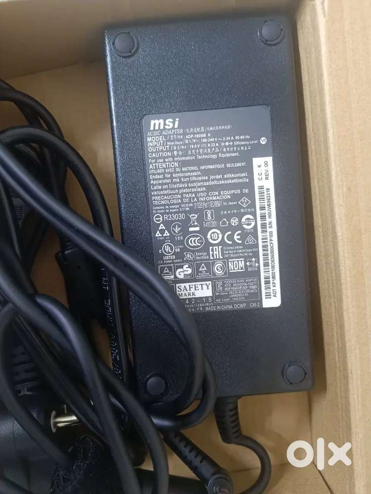 180W laptop charger