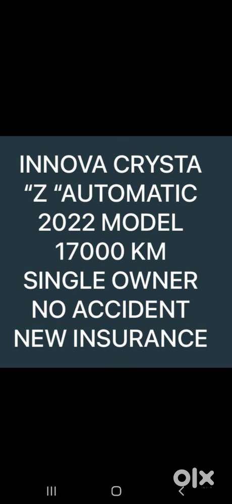 Toyota Innova Crysta [2020-ongoing] 2.4 Zx At 7 Str, 2022, Diesel