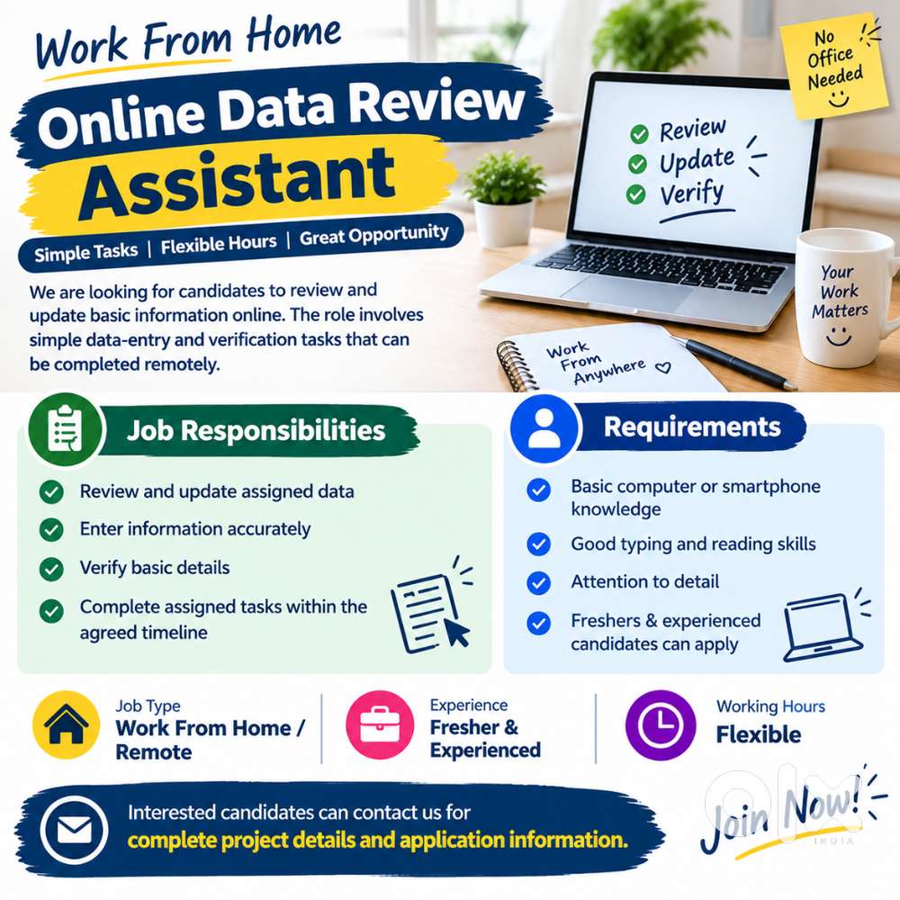 Online Data Review Assistant &ndash; Work From Home