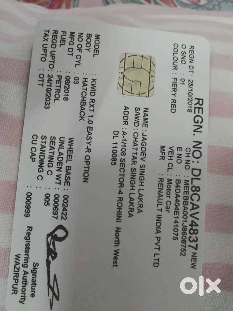 Renault Kwid, 2018, Petrol