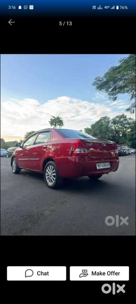 Toyota Etios Diesel 2012