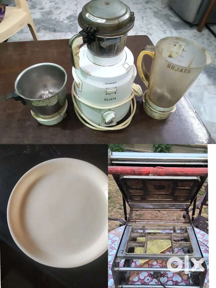 Thali Packing Machine,Sujata Mixer Grinder&85 Melamine Plates for Sale