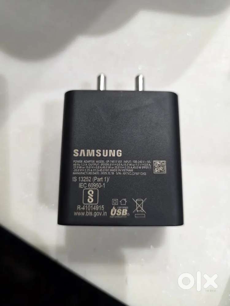 Samsung Original 45W Type-C Travel Adaptor