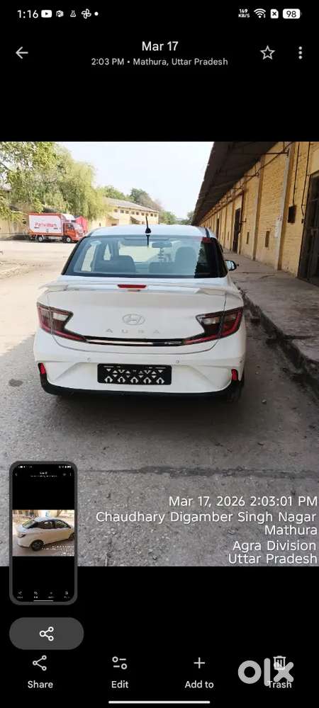 Hyundai Aura 2024 Cng & Hybrids 50000 Km Driven