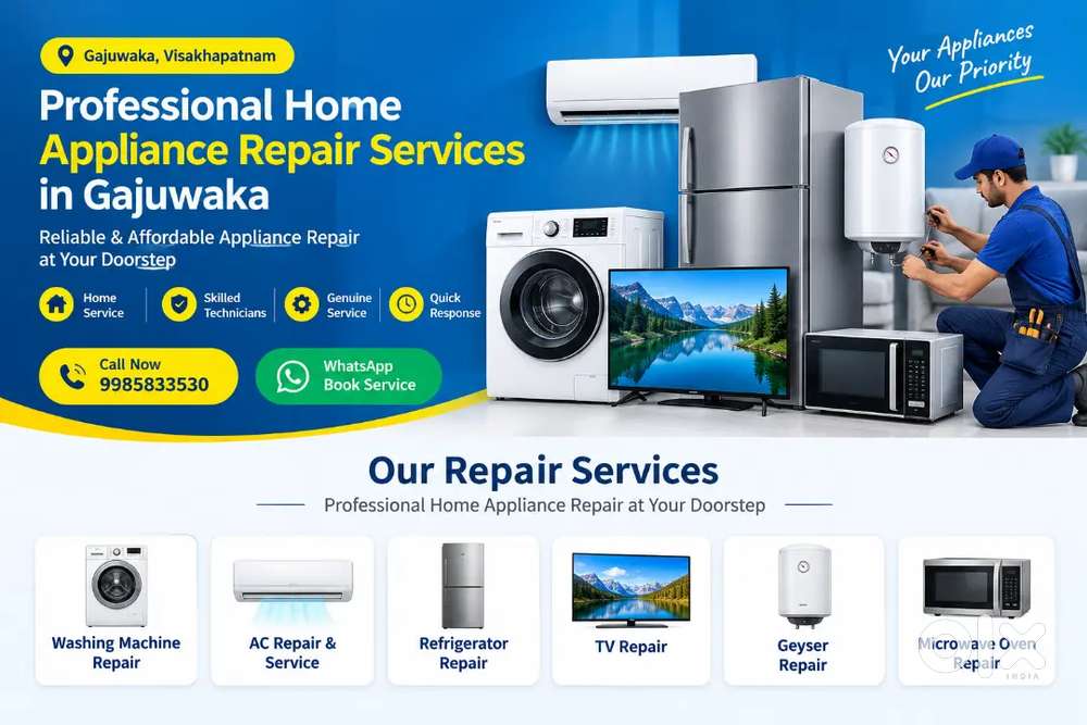 Need at washing machine ac techinisians.     And female telecallers