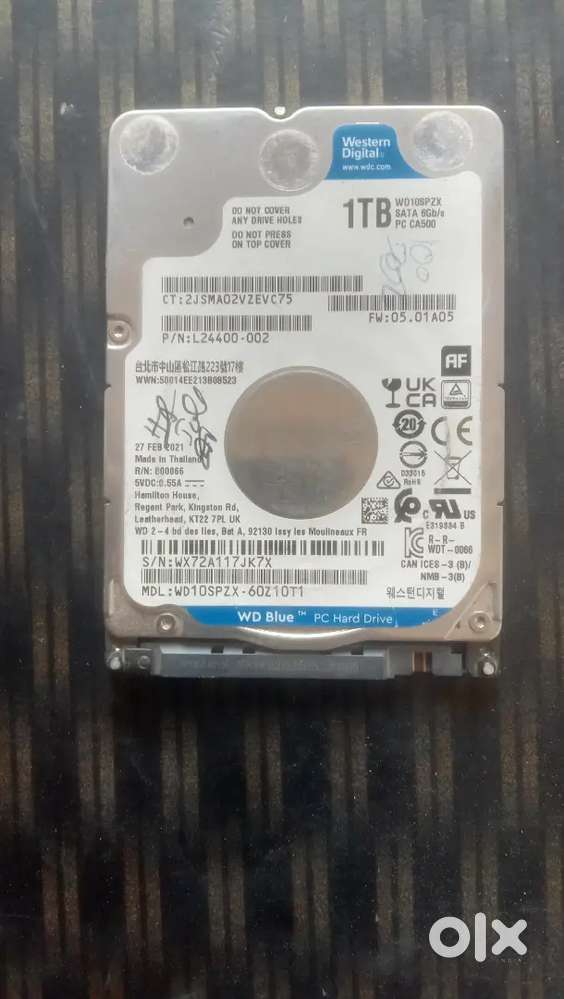 1Tb Laptop hardisk good working condition