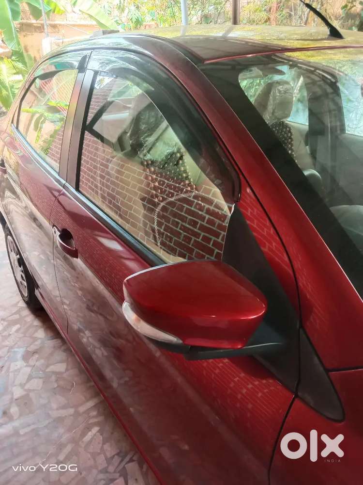 Ruby Red Ford Figo Aspire Petrol Well-maintained