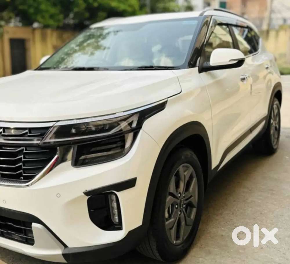 Kia Seltos Htx Petrol, White Colour For Sale