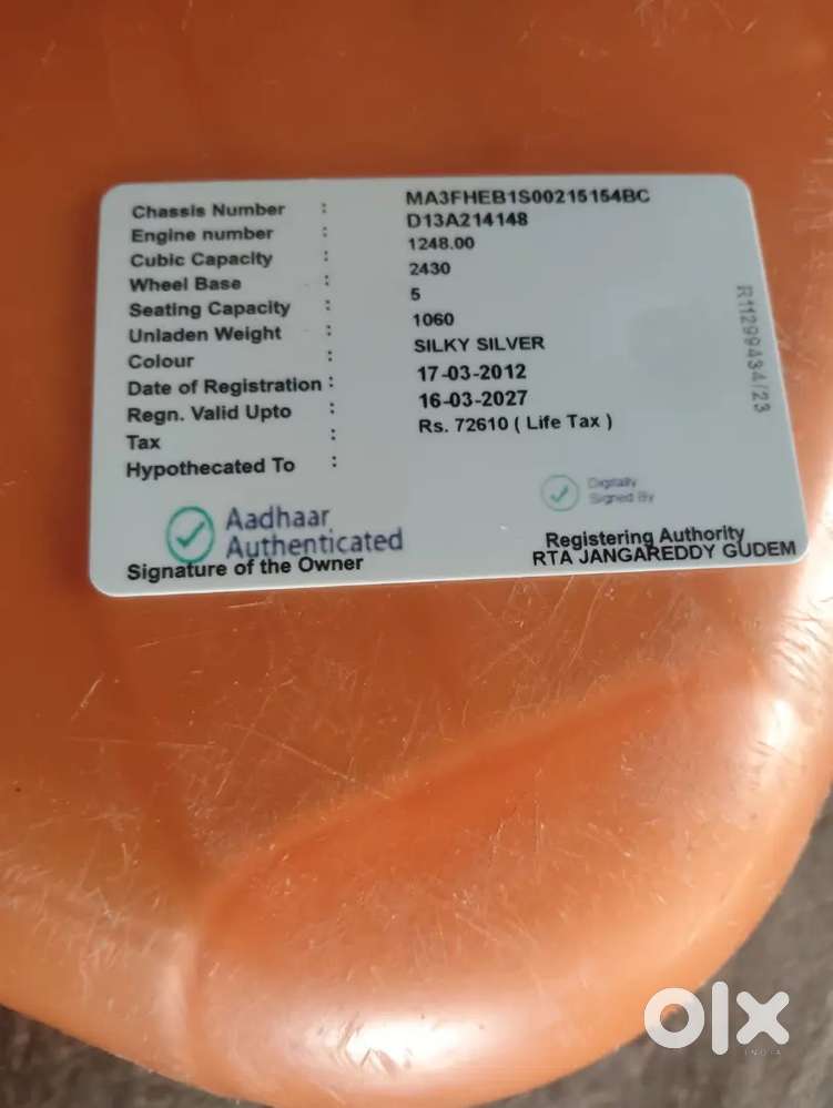 Maruti Suzuki Swift 2012 Diesel 140000 Km Driven