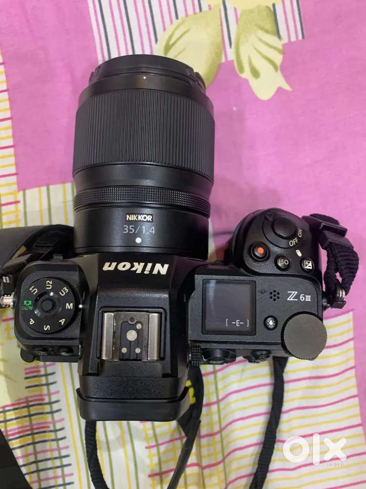 Z6iii with Niko z mouth 35 1.4 orginal 2 battery. - Cameras