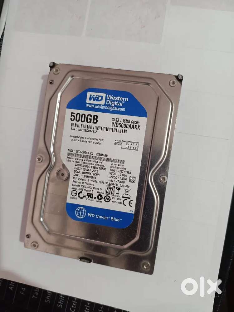 WD 500 gb hard disk