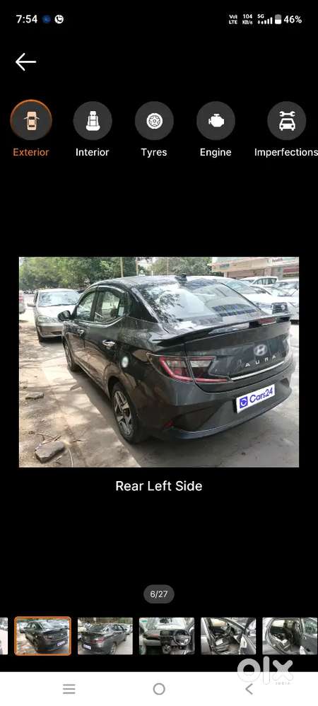 Top Model Hyundai Aura 2025 Cng & Hybrids 61000 Km Driven