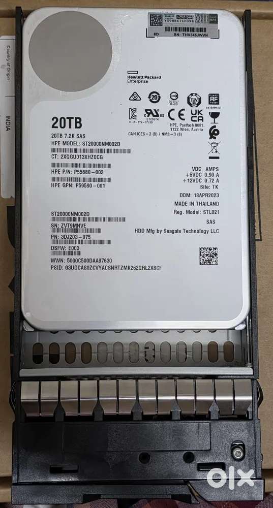 HPE 7.2 K SAS HDD