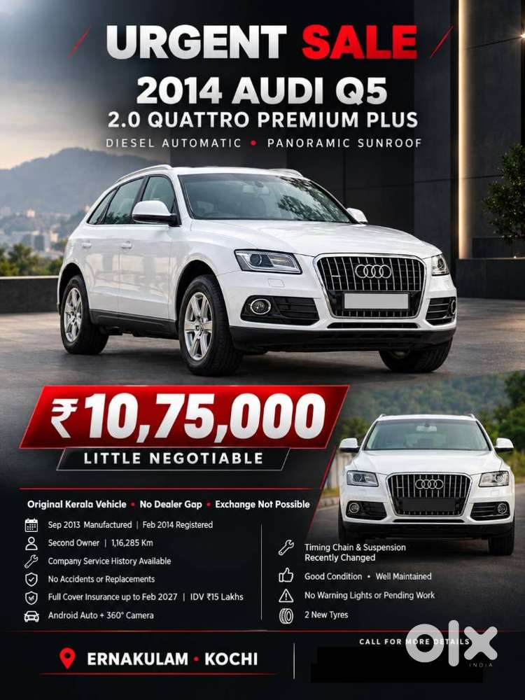 Audi Q5 2.0 Tdi Quattro Premium Plus, 2014, Diesel