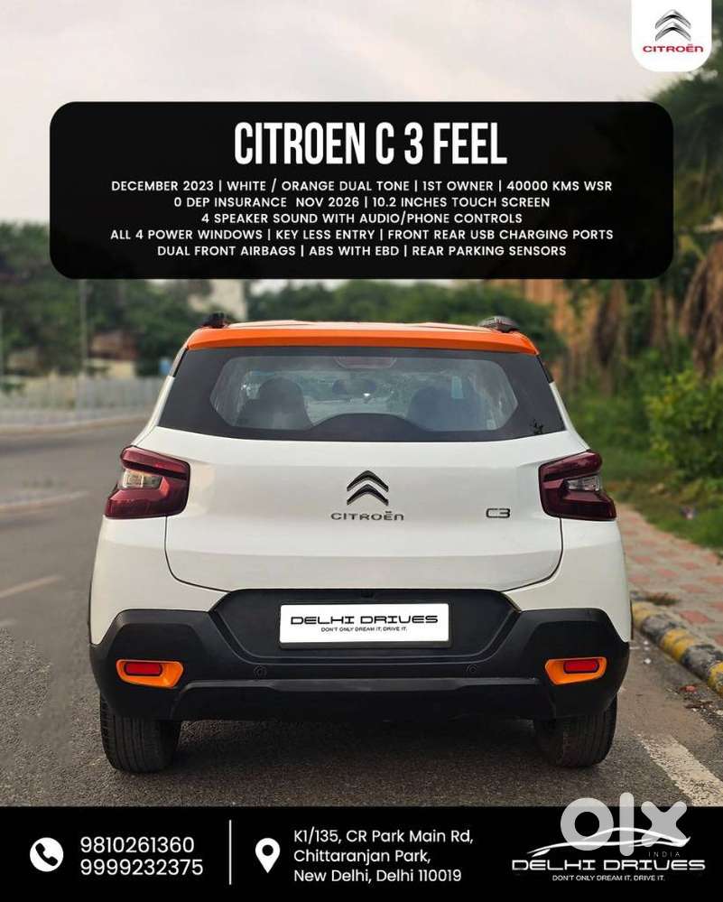 Citroen C3 Feel 1.2 Petrol, 2023, Petrol
