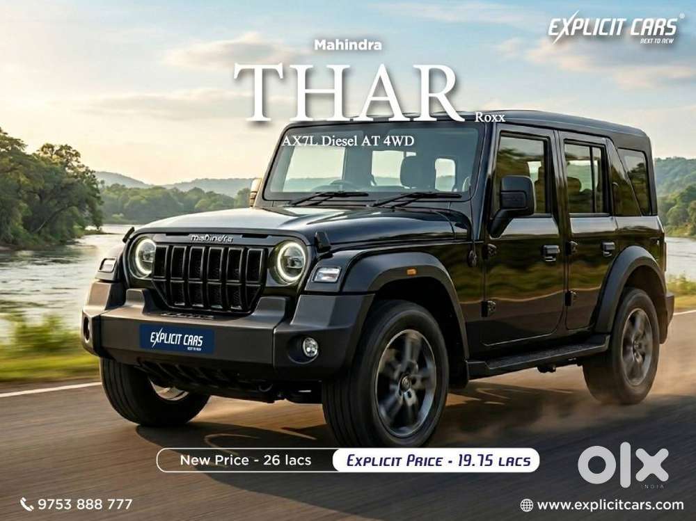 Mahindra Thar Roxx Ax7 L Diesel At 4wd, 2025, Diesel