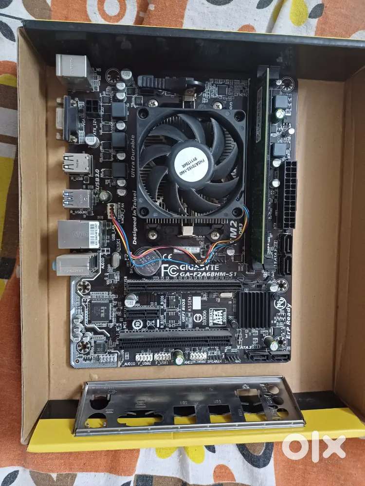 AMD A6 7480 processor with motherboard and 2gb ram Computers