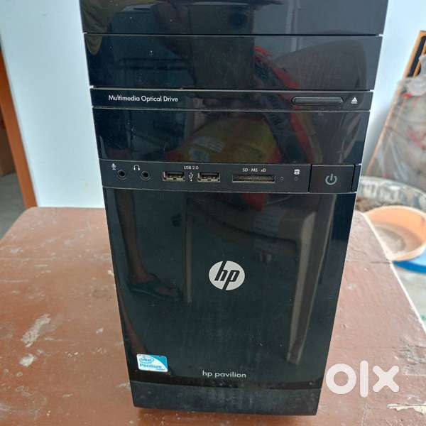 CPU HP Pavillion, Key Board, Mouse, speakers and connection cables.