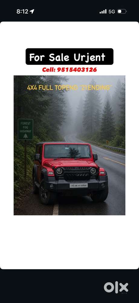 Mahindra Thar Diesel 2021